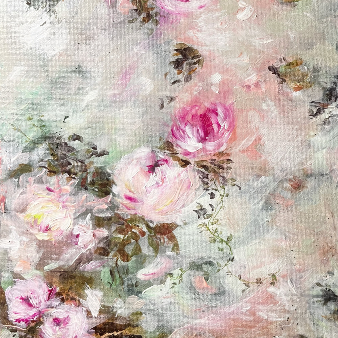 11” x 14” Original Floral Painting