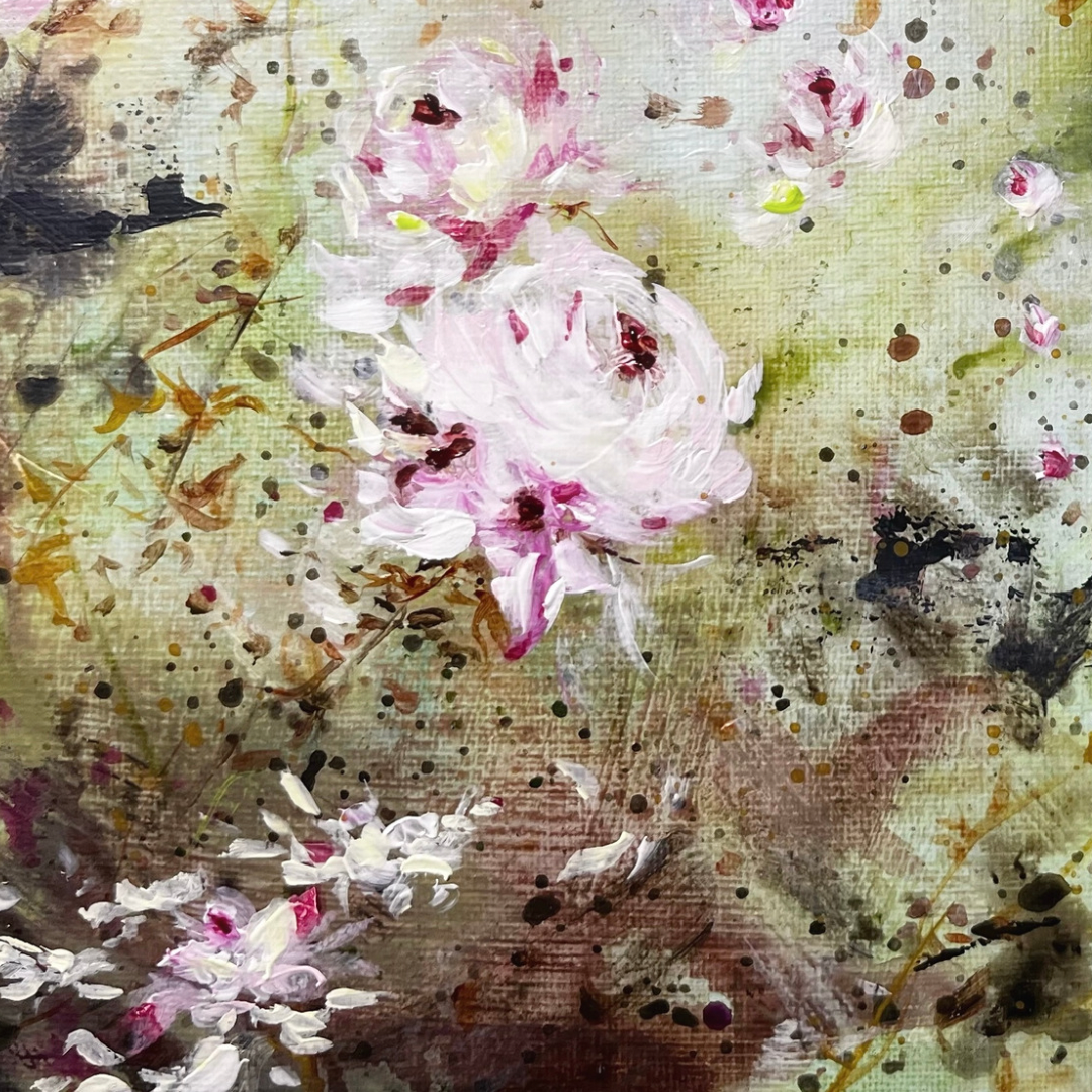 9” x 12” Original Acrylic on Board Painting