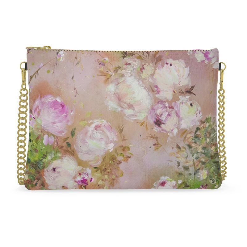 Prairie Peonies Crossbody Bag