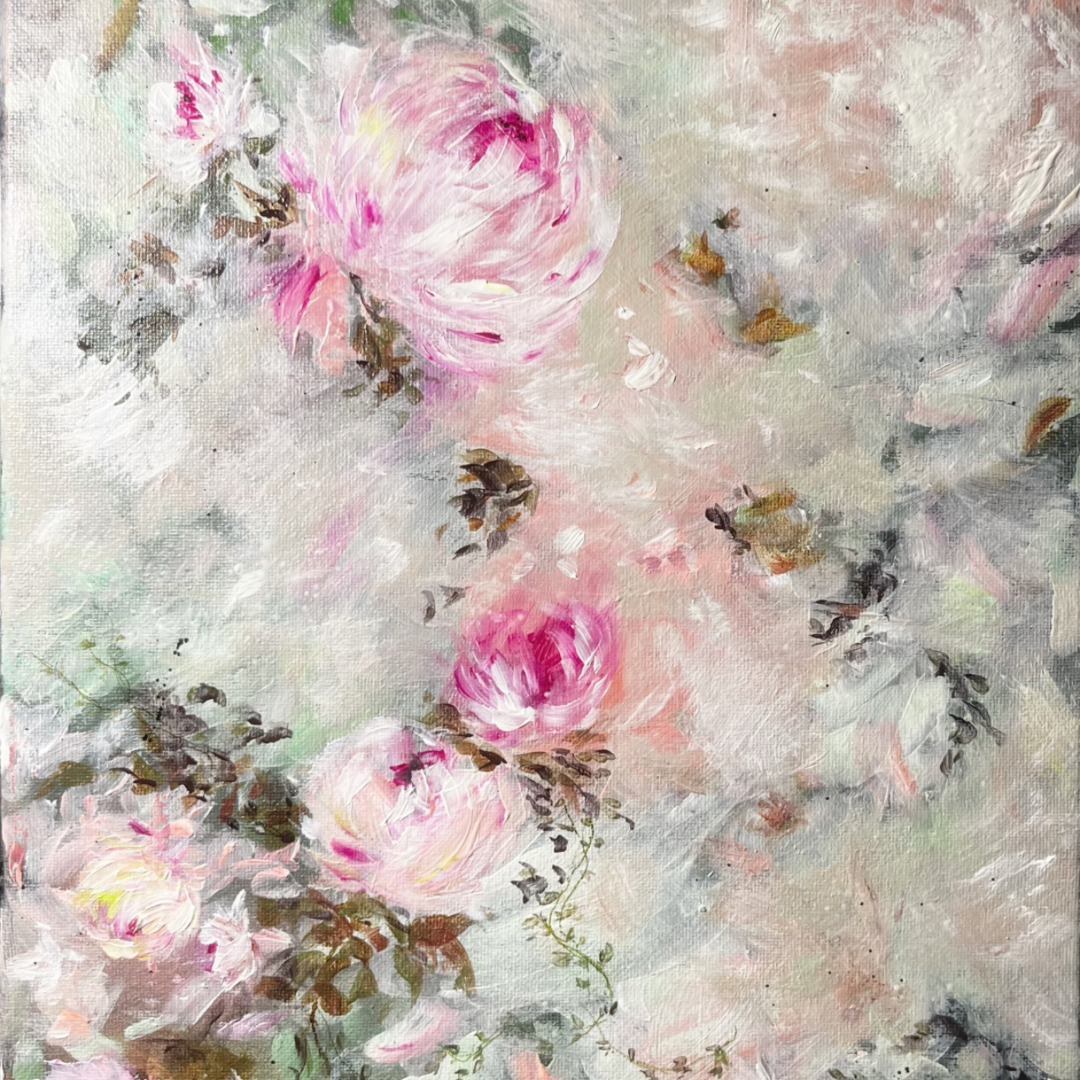 11” x 14” Original Floral Painting