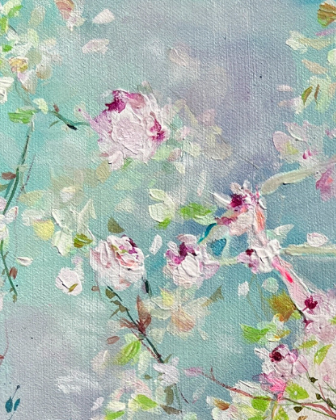 11” x 14” Pink Shabby Tutu & Roses