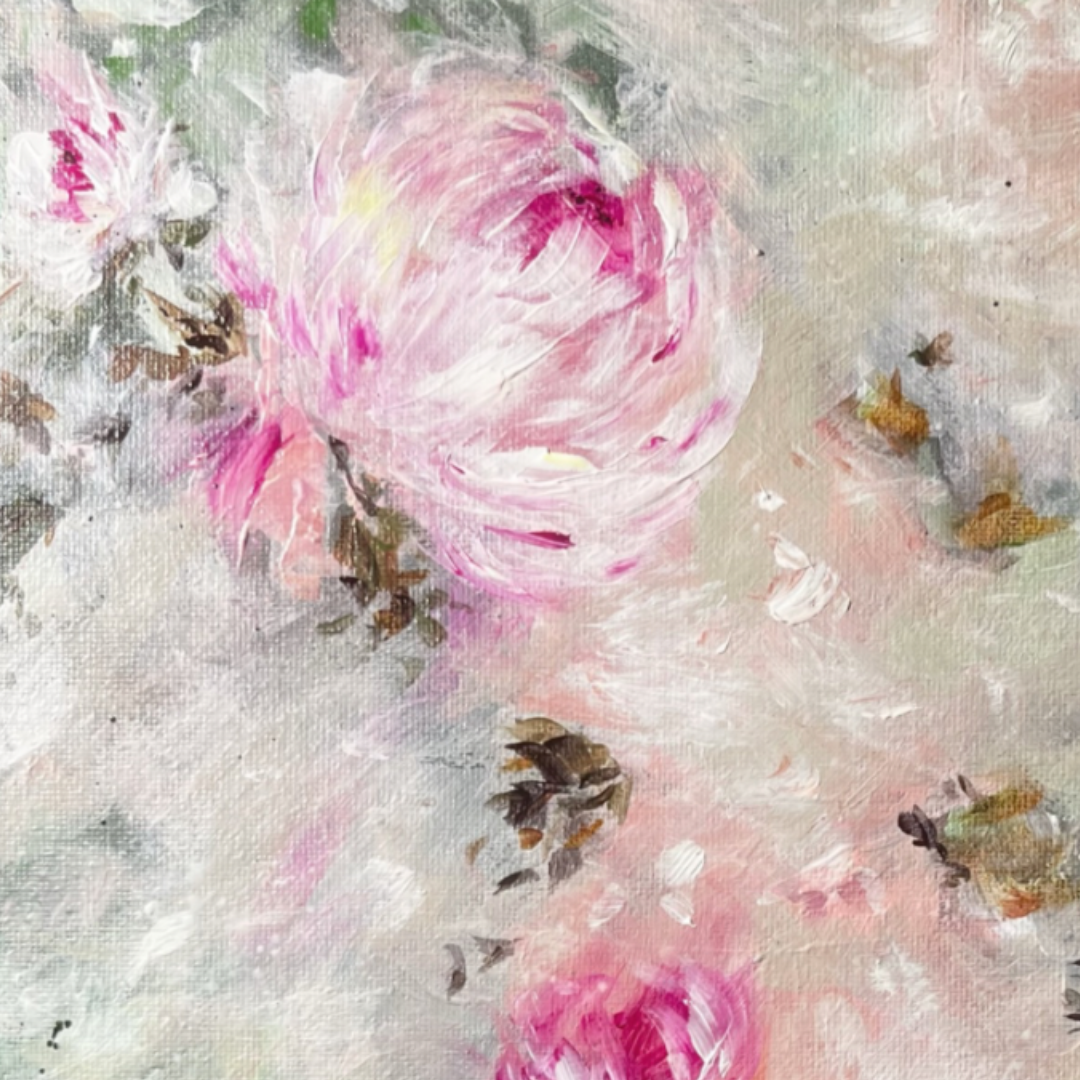 11” x 14” Original Floral Painting